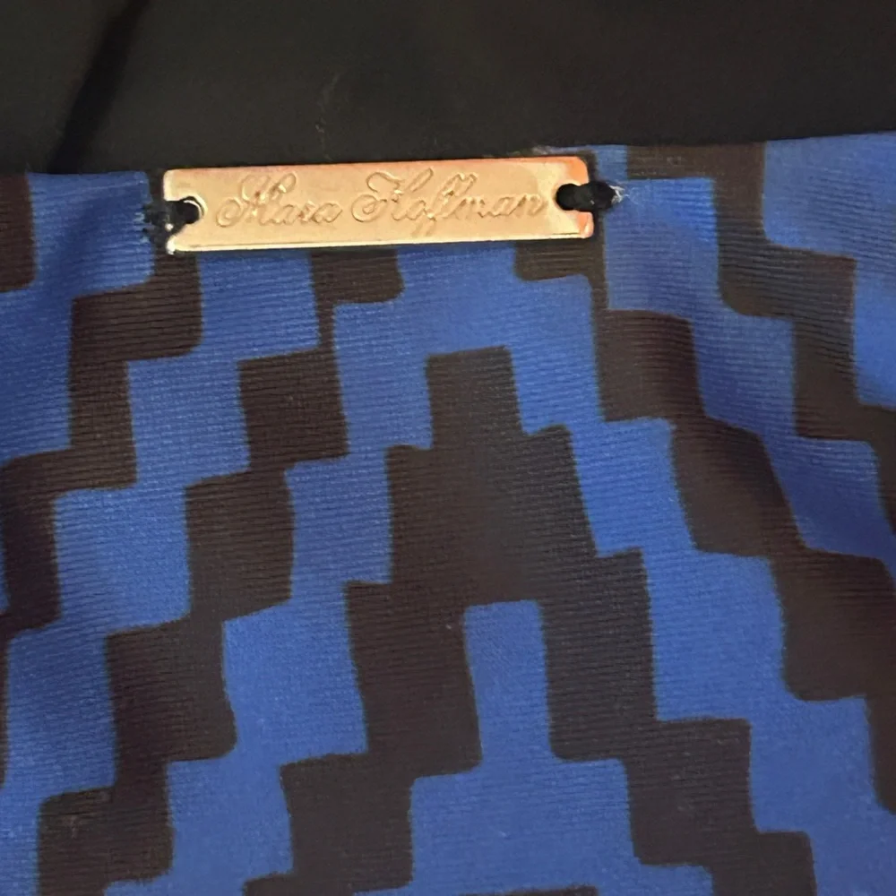 Mara Hoffman Blue and Pink Cutout Swimsuit - Picture 7 of 10